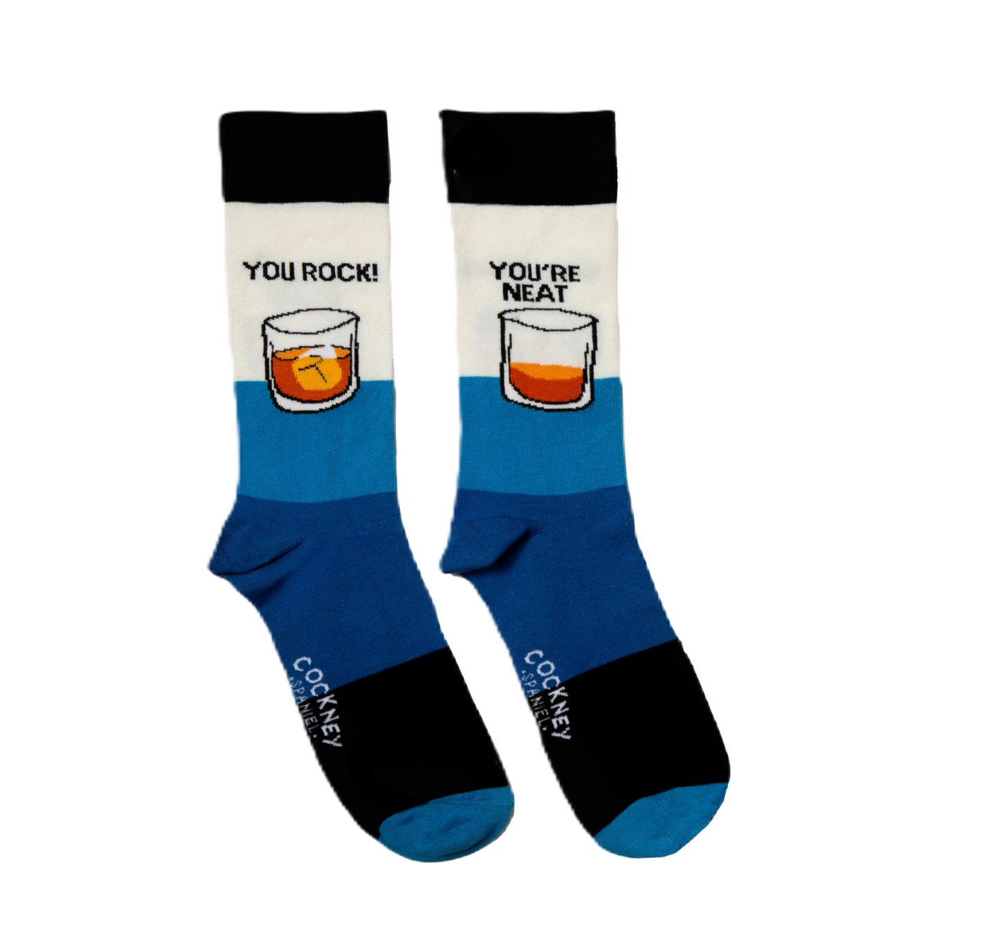 WHISKY SOCKS – 3 Par Matchende Sokker | Cockney Spaniel