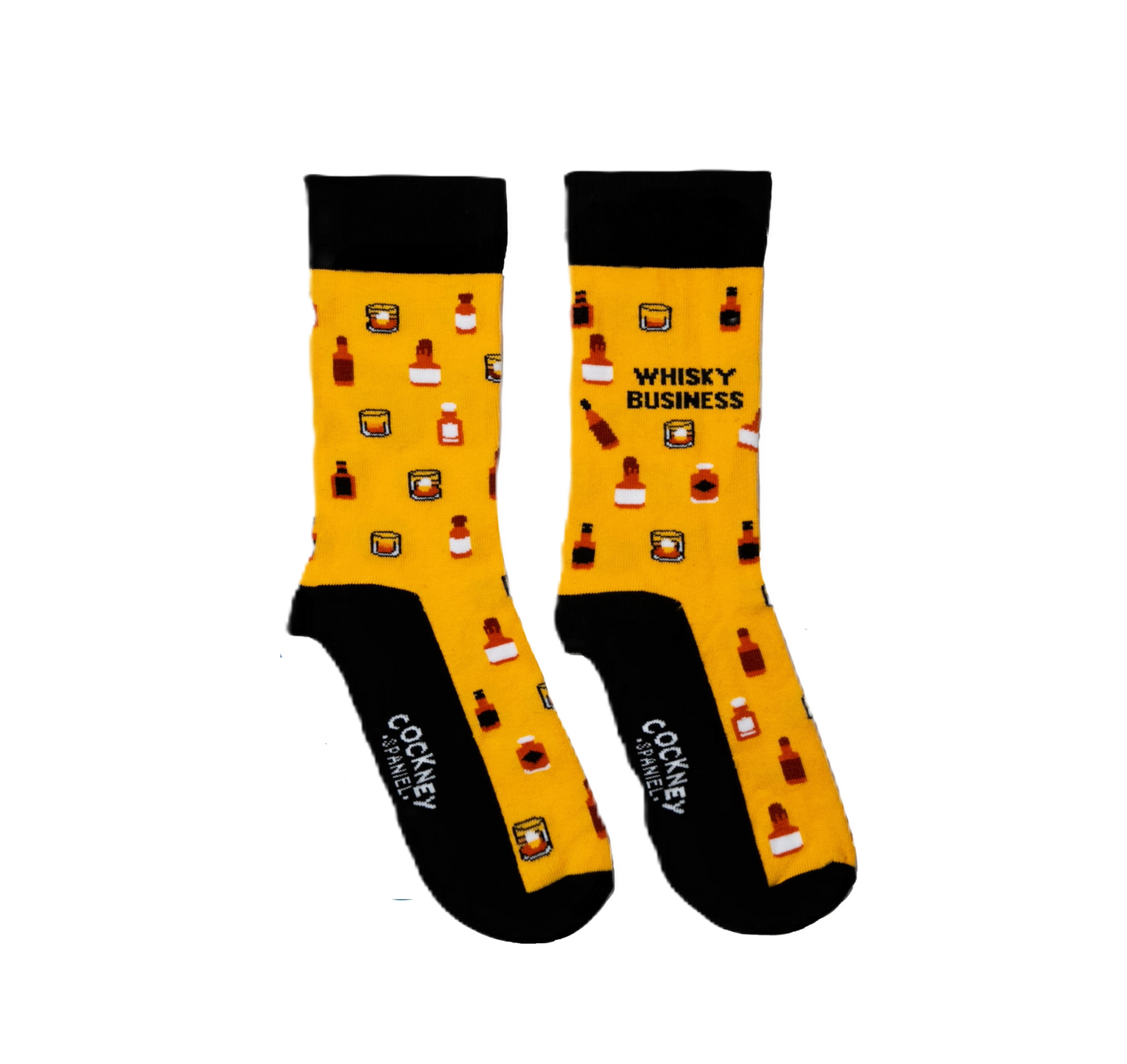 WHISKY SOCKS – 3 Par Matchende Sokker | Cockney Spaniel