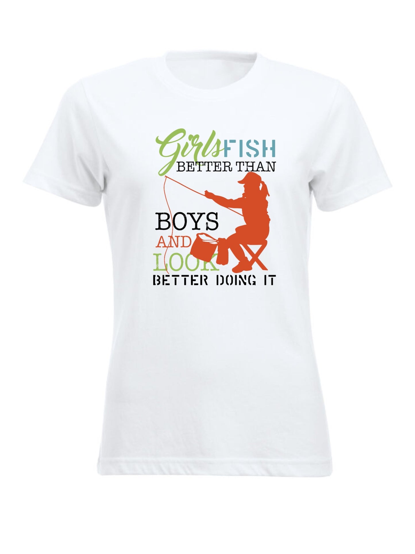 GIRLS FISH BETTER THAN BOYS AND LOOK BETTER DOING IT