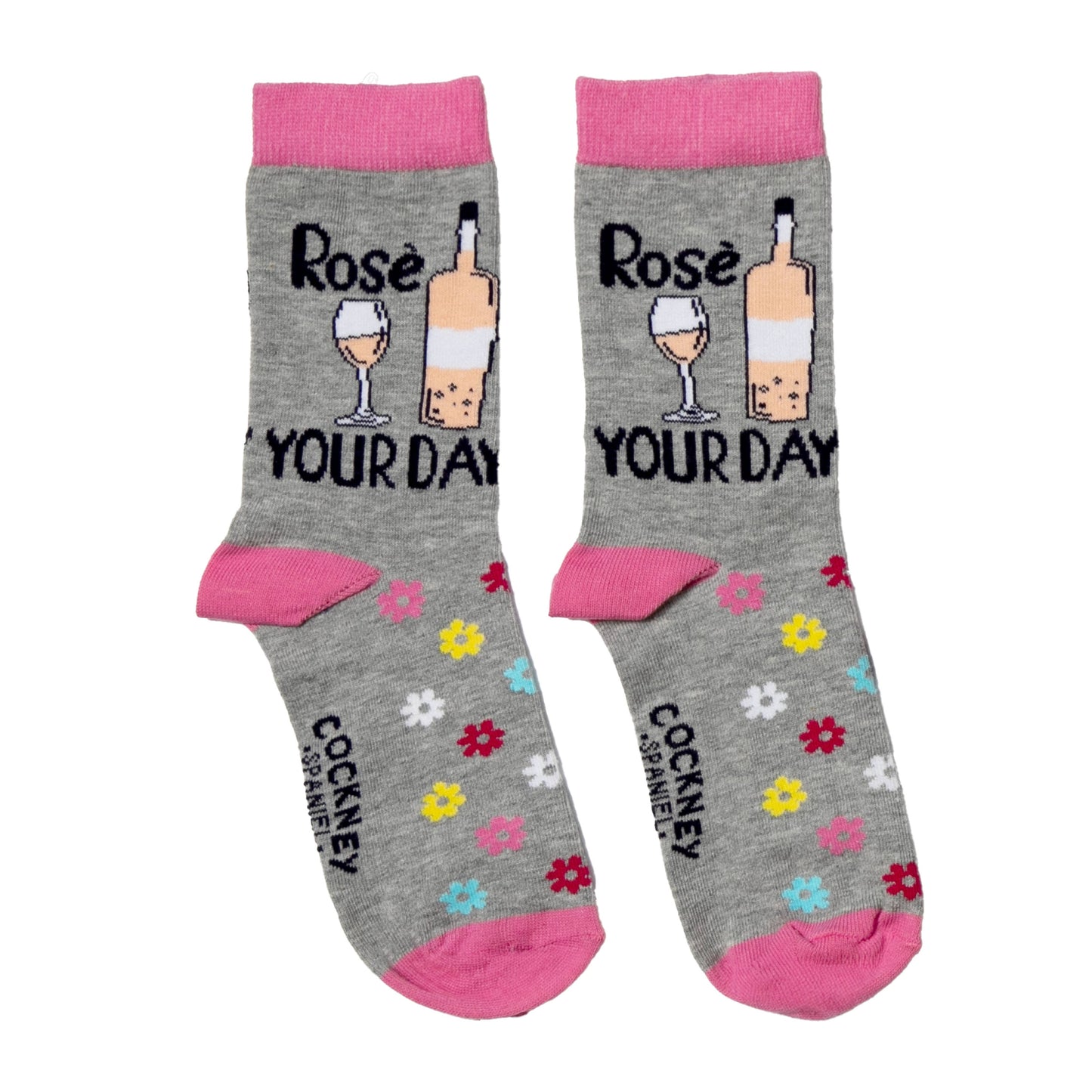 WINE SOCKS – 3 Par Matchende Sokker | Cockney Spaniel