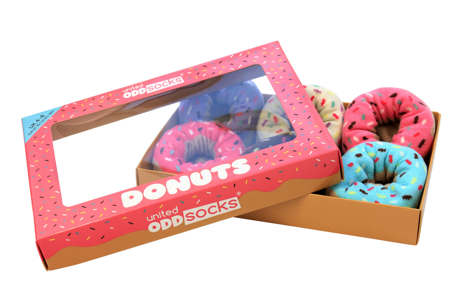 DONUTS | Gavesett med 6 Ulike Sokker – United Oddsocks
