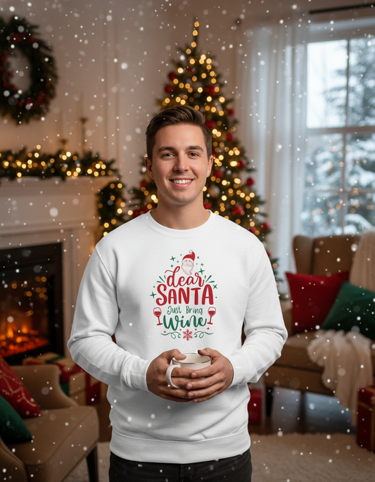 DEAR SANTA, JUST BRING WINE - GENSER