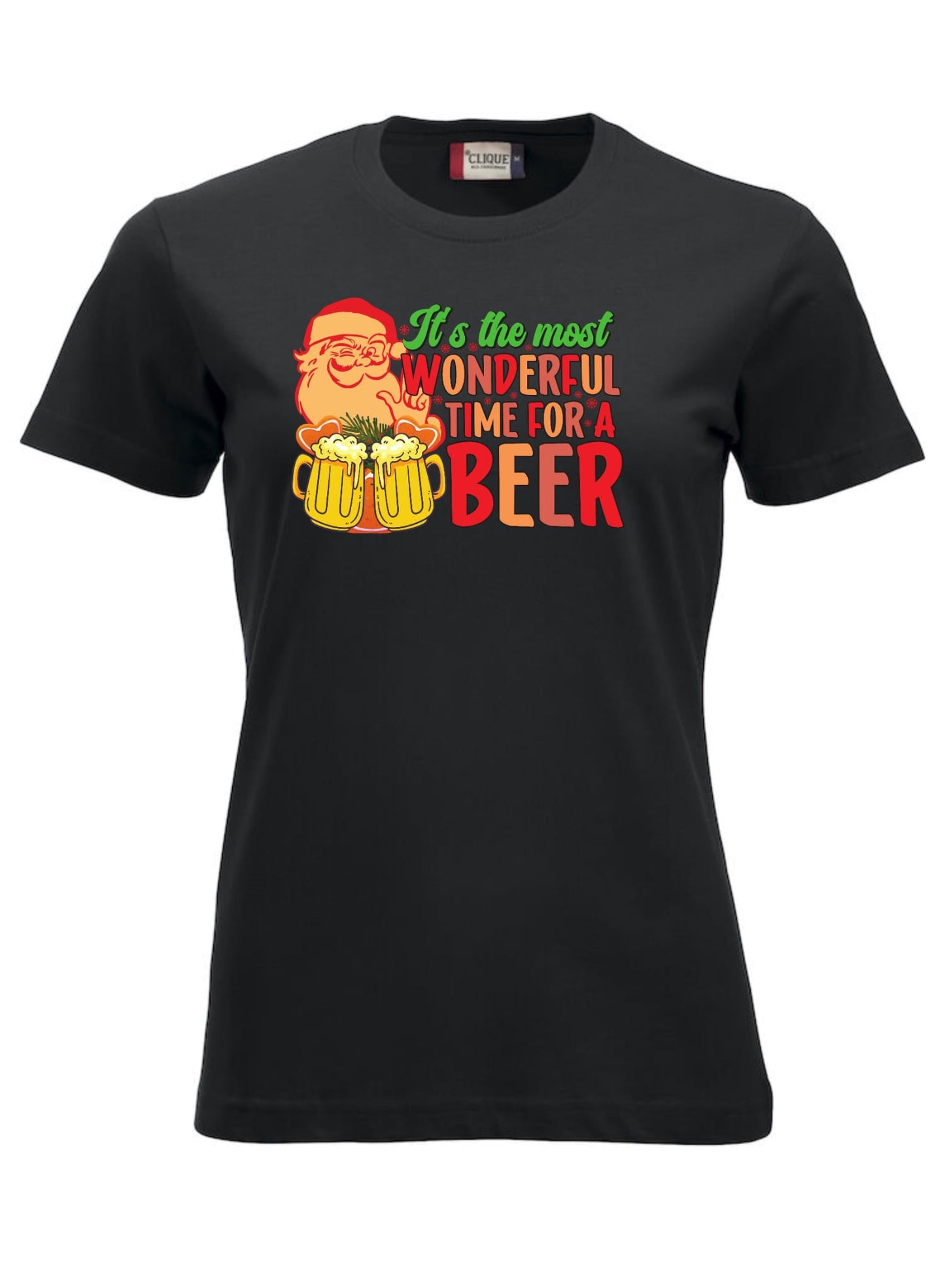 IT’S THE MOST WONDERFUL TIME FOR A BEER - T-SKJORTE - dame