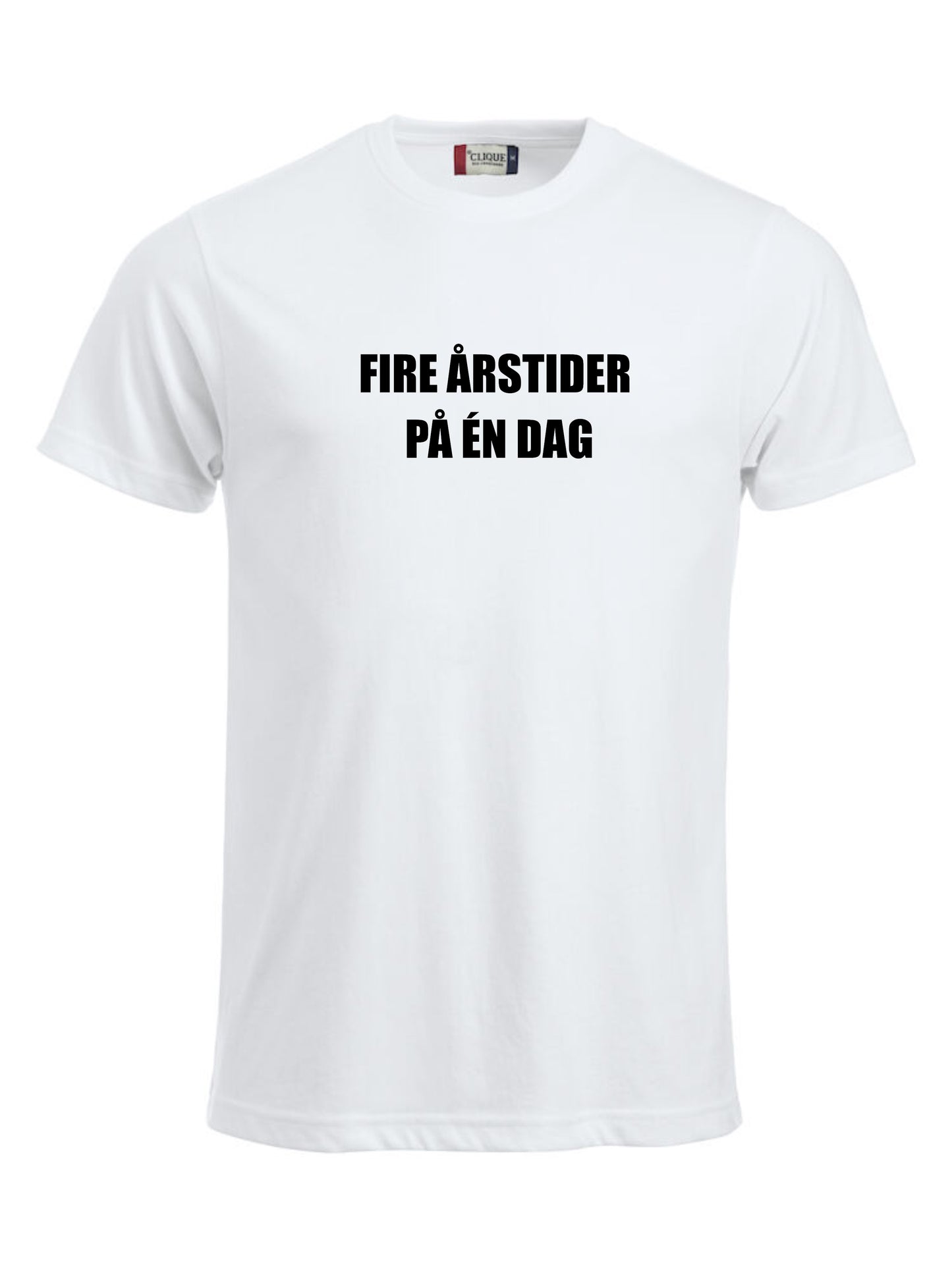 FIRE ÅRSTIDER PÅ ÉN DAG - T-SKJORTE-unisex