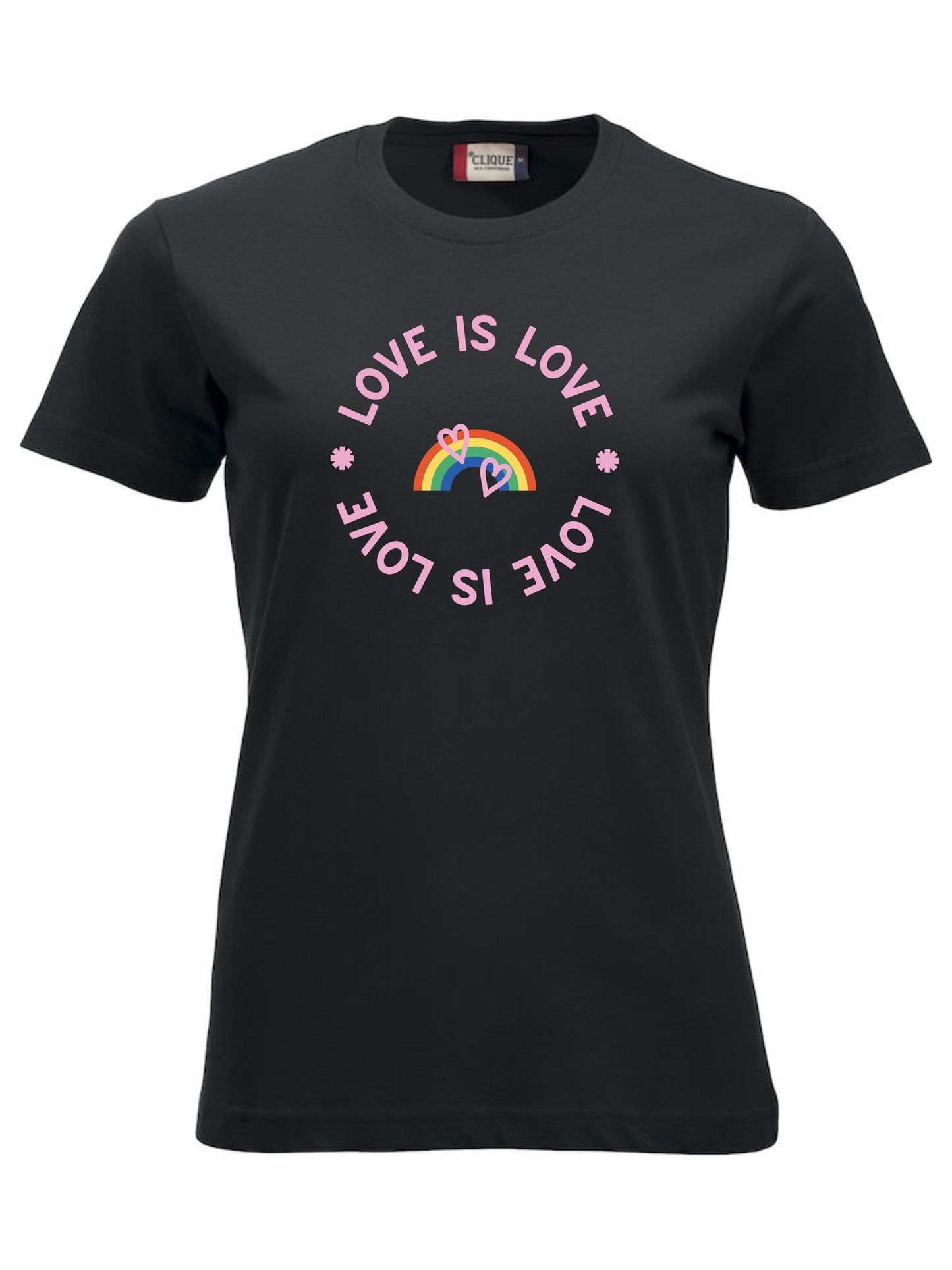 LOVE IS LOVE  - T-SKJORTE - dame
